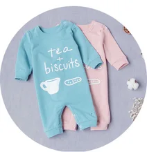 Baby rompers cotton long sleeve newborn baby boy and girls clothing TEA coffee jumpsuits outfits beb roupas baby christmas