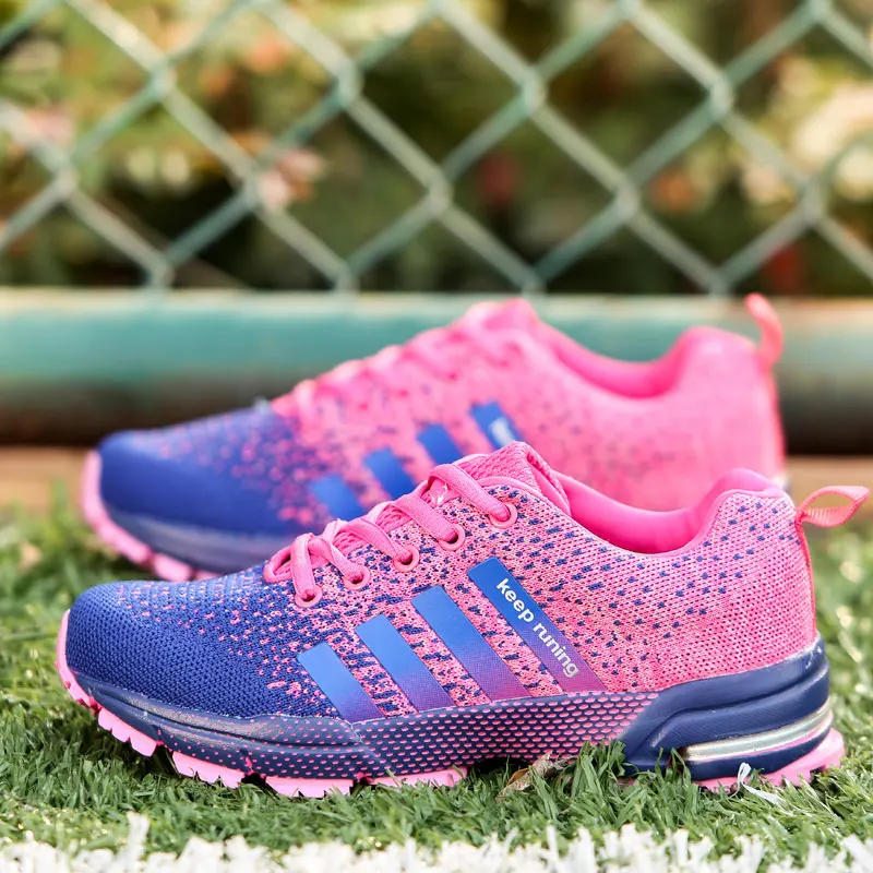 

Women Comfortable Running Shoes Outdoor Sports Sneakers for men Breathable Lightweight Athletic Cheap Four Seasons Trainers