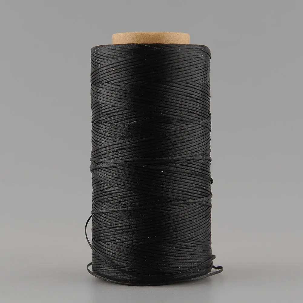 260Meter 1mm 150D Leather Flat Waxed Wax Thread Craft Tool Hand Stitching