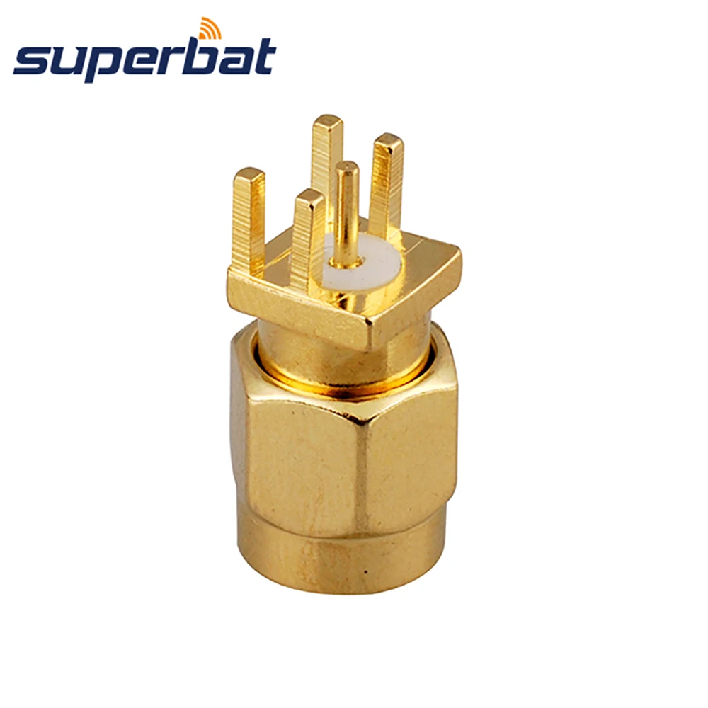 Вертикальный коннектор Superbat SMA с вертикальной заглушкой 1 6 мм 0 062 дюйма для