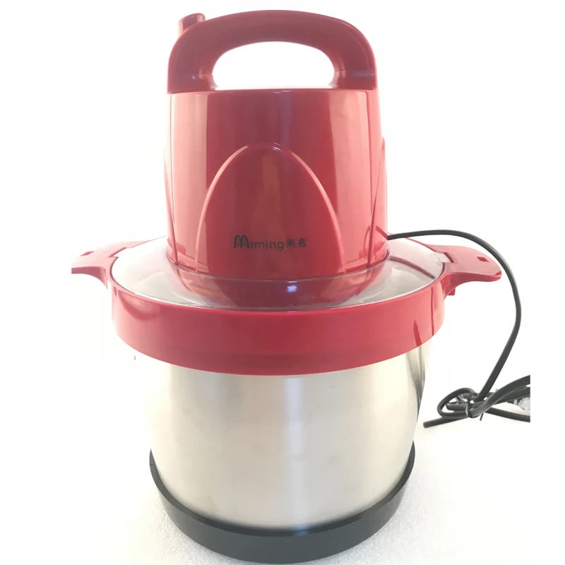 

FreeDHL Commercial household electric meat grinder large capacity 5L stainless steel crushed garlic pepper ginger slice cuisine