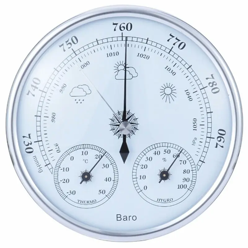 High Accuracy Pressure Gauge Air Weather Instrument Barometers Wall