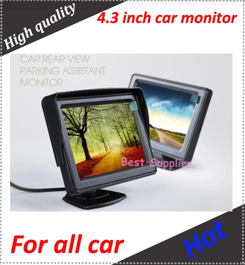 

Highest quality 4.3" Color Dashboard Backup TFT LCD Car Monitor + Free Shipping