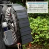 LERRONX-cargador de paneles solares portátil, 10W, 5V, 2.1A, batería de carga de Panel Solar plegable para teléfono móvil, acampada al aire libre ► Foto 2/6