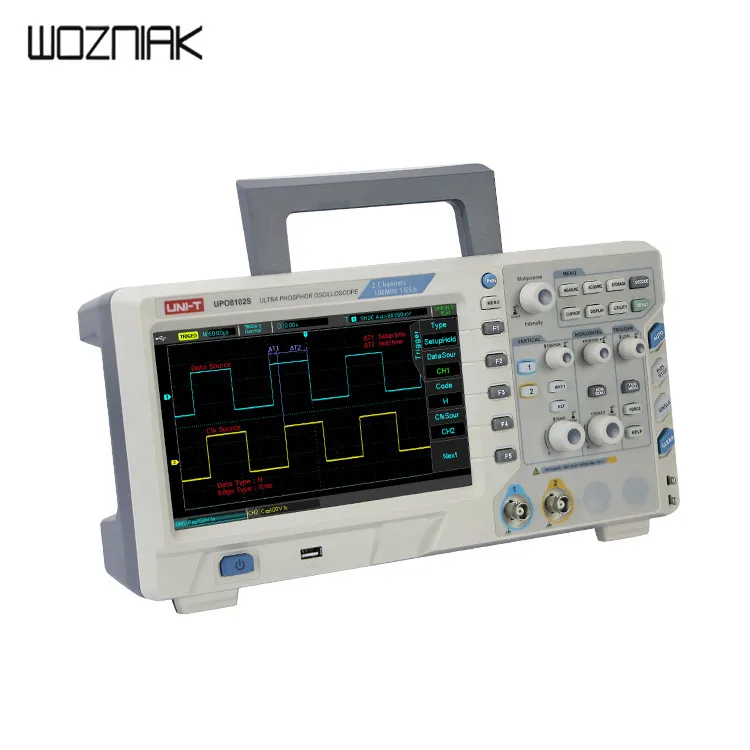  HIGN QUALITY 2 CHANNEL 100MHZ 1GS/S DIGITAL OSCILLOSCOPES UNI-T BRAND UT2102CEX