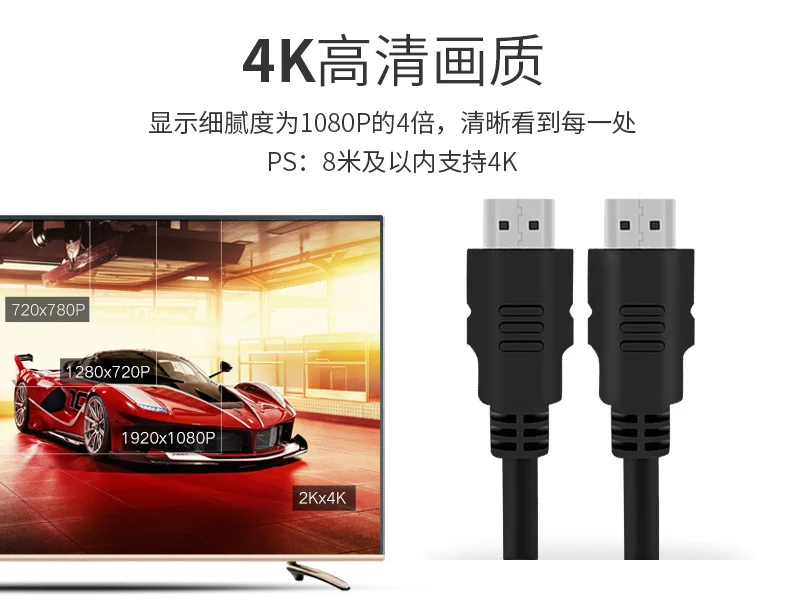 Hdmi-кабель HDMI в HDMI 2,0 HDR 4K для разветвителя удлинителя, адаптера, hdd-переключатель, PS4, Xiaomi tv Box, 5 м, 3 м кабель HDMI