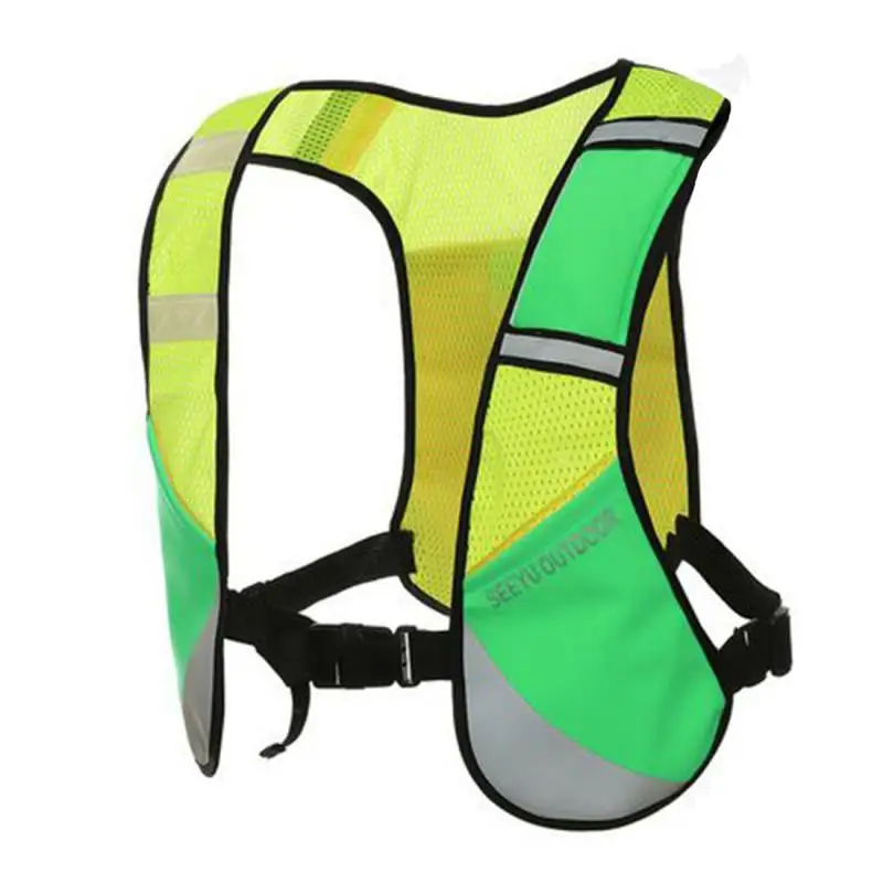 Жилет Мотоцикл высокая видимость светоотражающий жилет Hi Viz жилет Предупреждение светоотражающие полосы куртка для детей - Цвет: for adult