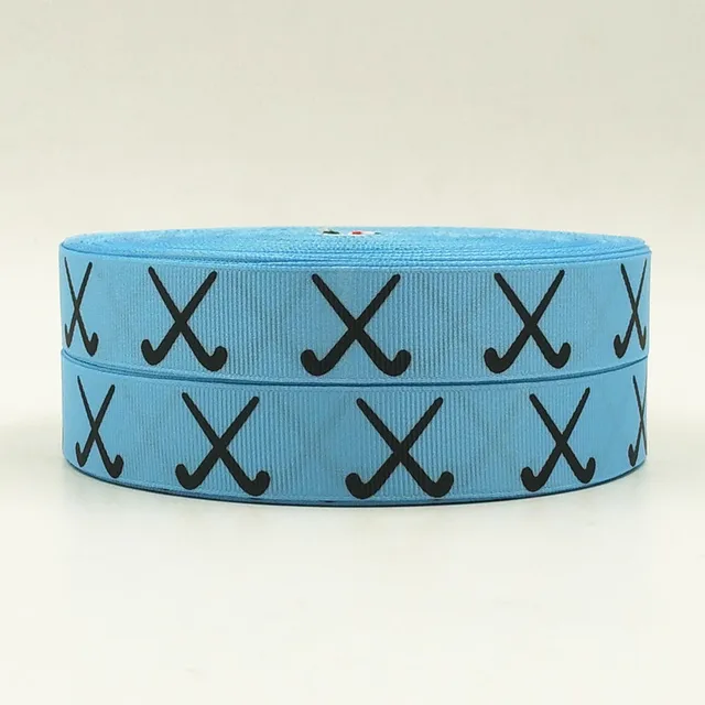 Q&N ribbon 16mm 22mm 25mm 38mm 50mm 75mm hockey printed grosgrain