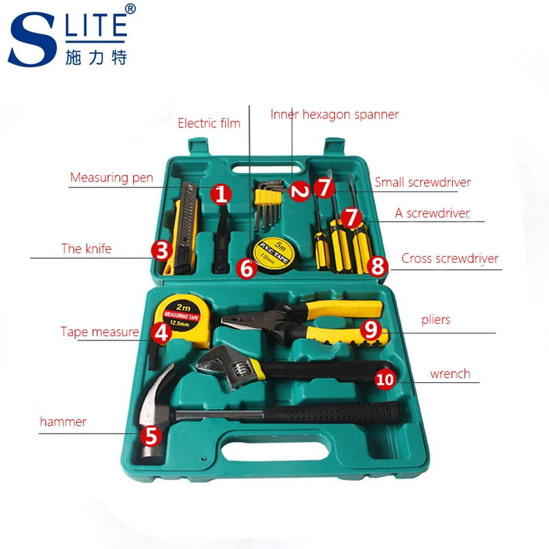 Slite 8pcs Home Hardware Set Multifunctional Repair Combination Manual Toolbox Tools Carpentry Electrician Repair Slite 8pcs Home Hardware Set Multifunctional Repair Combination Manual Toolbox Tools Carpentry Electrician Repair