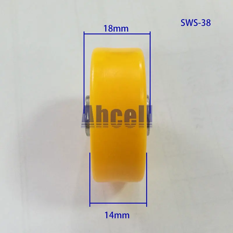 10 шт. 38 мм SWS-38 мини шариковый подшипник Передачи Пластиковые подающие ленты колеса Твердые POM транспортные части летающие коньки конвейер ролик
