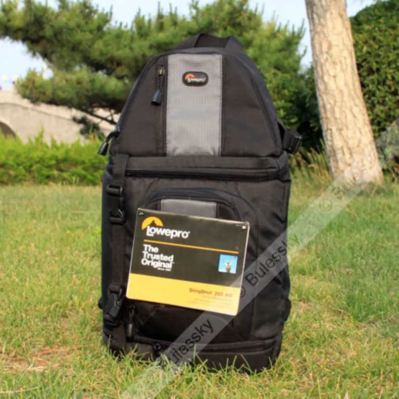 

Fast shipping Lowepro SlingShot 202 AW DSLR Camera Photo Sling Shoulder Bag with all Weather Cover