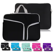 Eagwell Универсальный ноутбук рукав сумка из неопрена чехол для 11 13 15 ноутбук тонкий твердый Notbook рукав сумка с двумя карманами
