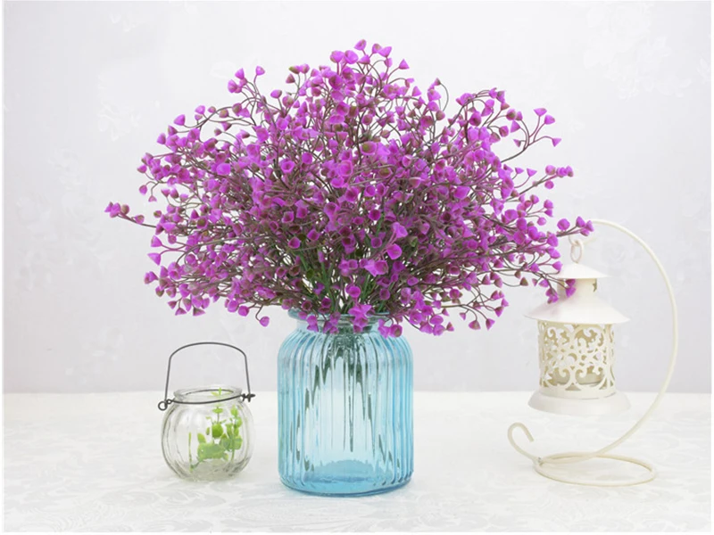 Flone Artificial Plant Twig Fake Twig Home Decoration Flowers Arrangement For Wedding Flower Wall Decoration Supplies (4)