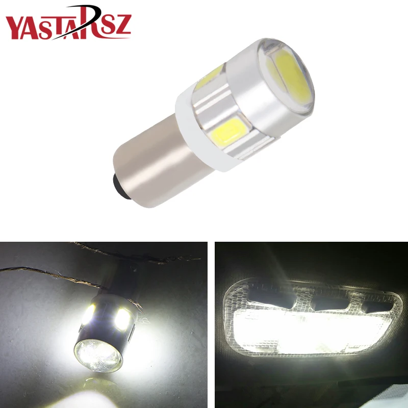 

1Pcs BA9S 6 SMD 5630 LED Canbus lamps Error Free t4w h6w Car LED bulbs interior Lights Car Light Source parking 12V White 6000K