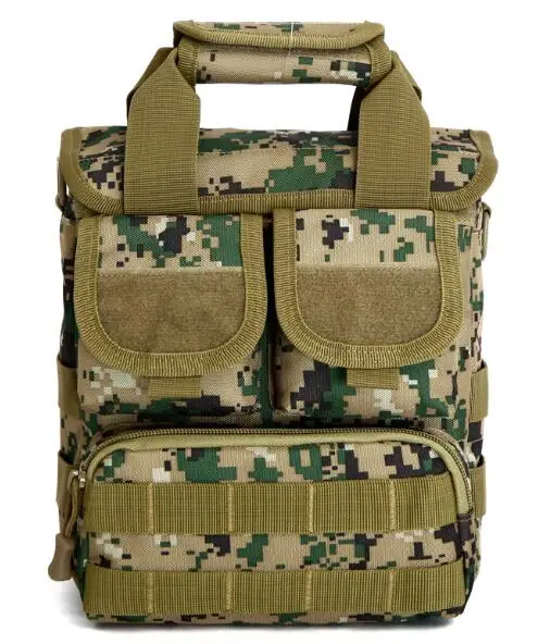 Мужские Военные Тактические Удобные сумки, нейлоновая сумка на одно плечо 600D, уличная походная сумка для путешествий, прочная сумка-портфель - Цвет: Jungle Digital