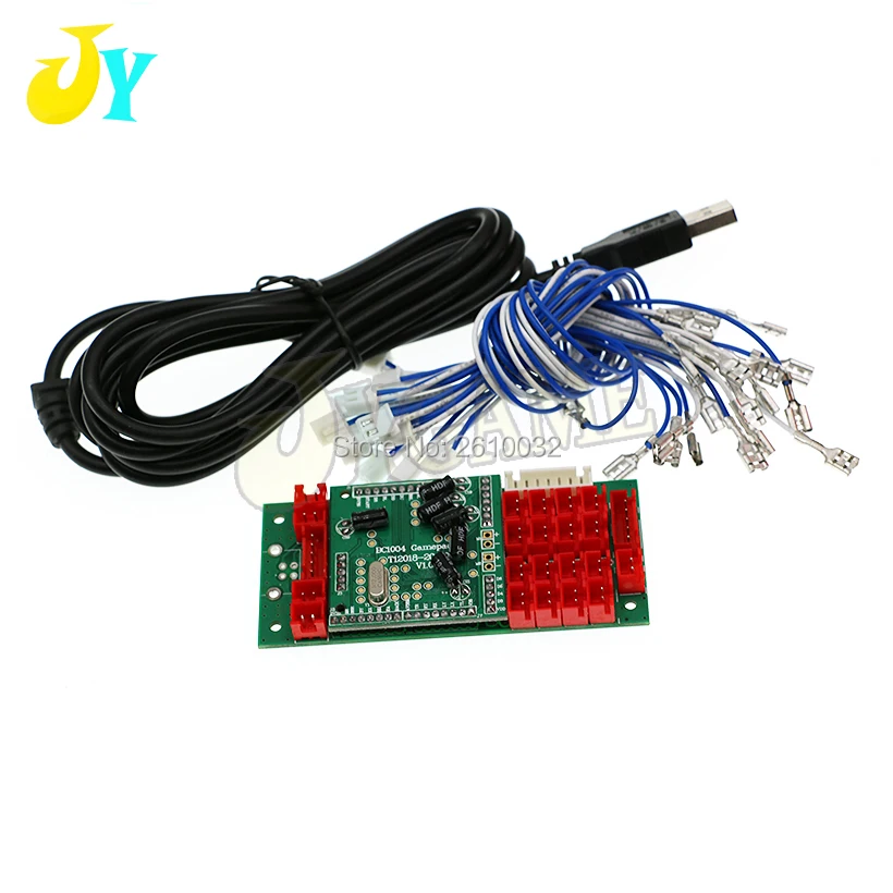 

1 set PC and XBOX360 USB Encoder To 1 joystick +12 buttons DIY Joystick Controller With USB Cable Button Wires