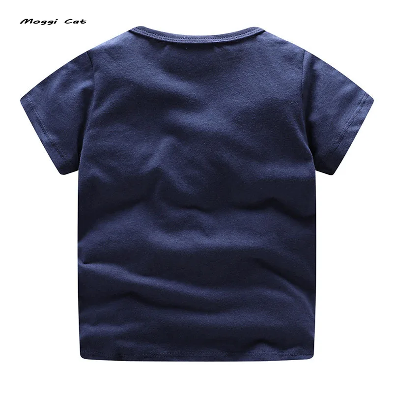 Moggi Cat T shirt Print Cartoon Kids Clothing New 2019 Summer Fashion Children Girl Short Sleeve Cotton T shirts For Boys (3)