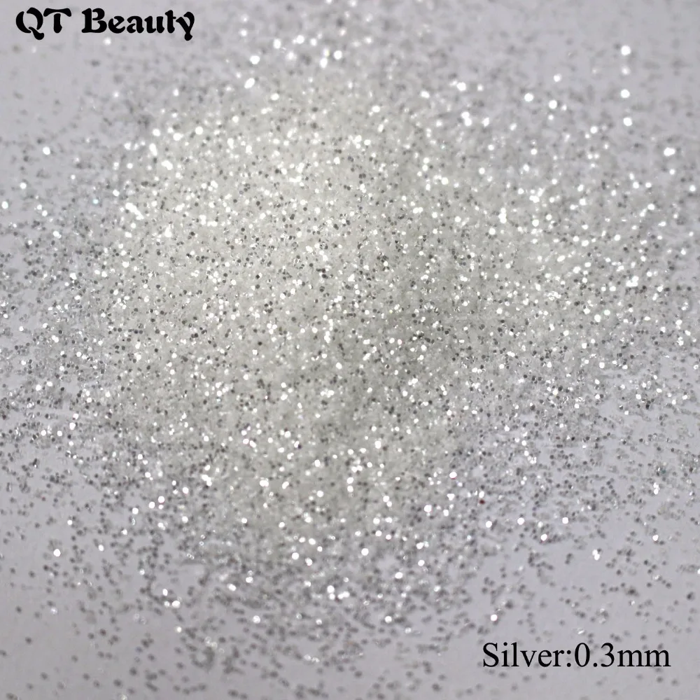 

1Bag Silver Nail Glitter Mini 0.3mm Nail Gel Polish Hexagonal Sequin DIY 3D Nail Art Decorations Beauty Shinning Manicure Tips