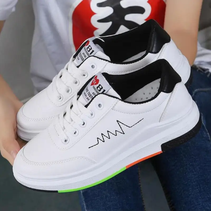 Spring New Designer Wedges White Platform Sneakers Women Shoes 2018 Tenis Feminino Casual Female ...