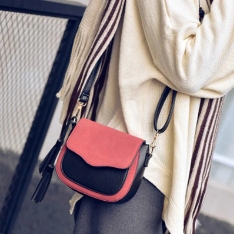 Best Women Handbags Retro Simple Flap Fashion Shoulder Bag Tassel Ornaments Woman Messenger Bag 2019 New Arrival