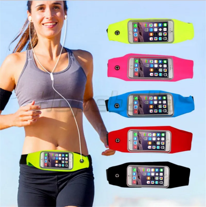 

Waist Bag Waterproof Sport Case For iPhone x 8 5s 6 6S 7 Plus Samsung Galaxy S5 S6 s7 edge s8 note8 Running Wallet Mobile Phone