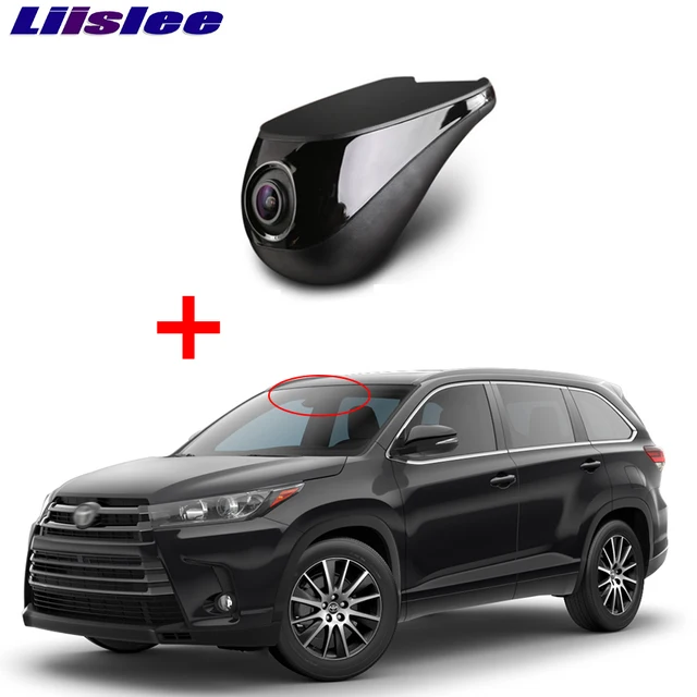 Best Value Liislee Car DVR Wifi Video Recorder Dash Cam Camera for Toyota Highlander Kluger XU50 2013~2019 Night Vision APP Control Phone