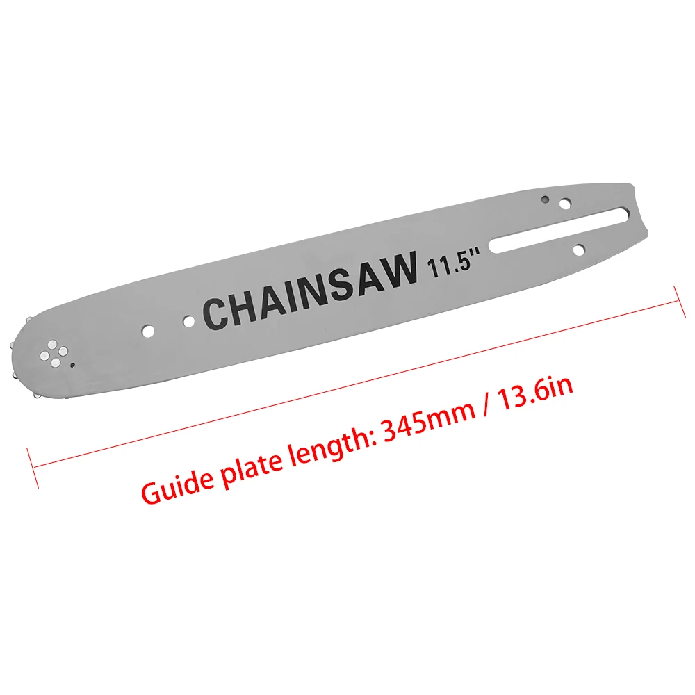 11.5 Inch Chainsaw Refit Conversion Kit Change Angle Grinder into Chain Saw Woodworking Power Tool with 10mm Connecting Rod