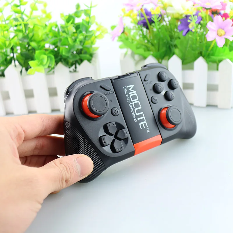 MOCUTE 050 VR Game Pad Android Joystick Bluetooth Controller Selfie Remote Control Shutter Gamepad for PC Smart Phone + Holder MOCUTE 050 VR Game Pad Android Joystick Bluetooth Controller Selfie Remote Control Shutter Gamepad for PC Smart Phone + Holder