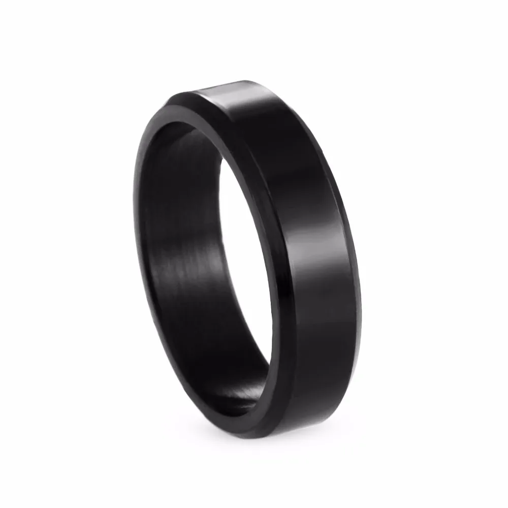 Цельное блестящее кольцо из нержавеющей стали для мужчин|stainless steel ring|wedding ringsfashion