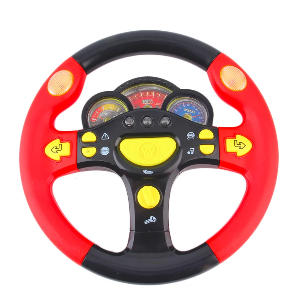 

Kids Steering Wheel Educational Toy Baby Childhood Driving Simulation Funny Pretend Play Early Learning Toys for Children Gift