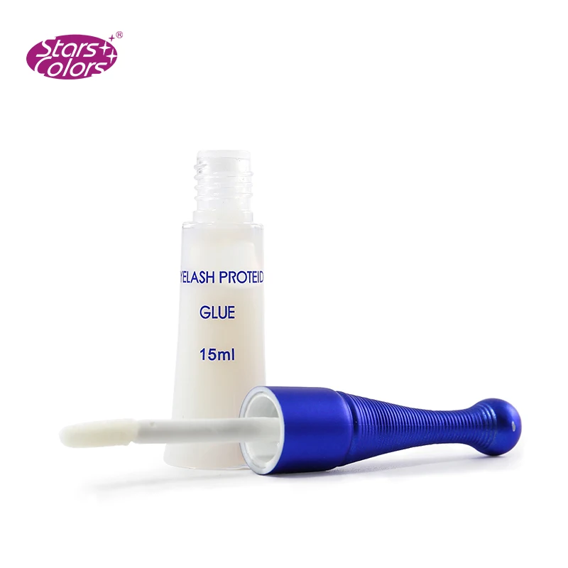 Preço de Atacado Cola para Cílios Garrafas Revestimento Faixa Lash Adhesive Extensão Eye Perming Cílios Cuidados Proteid 15ml 10 - Lot 4 Faixa Lash Adhesive Cola Para Cílios Extensão