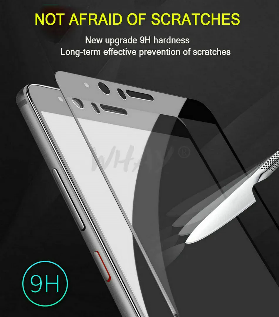 5D Glass for Huawei P10 Lite Tempered  Glass Full Cover 9H Round Edge Phone Flim for Huawei P10Lite Screen Protector 3D (6)