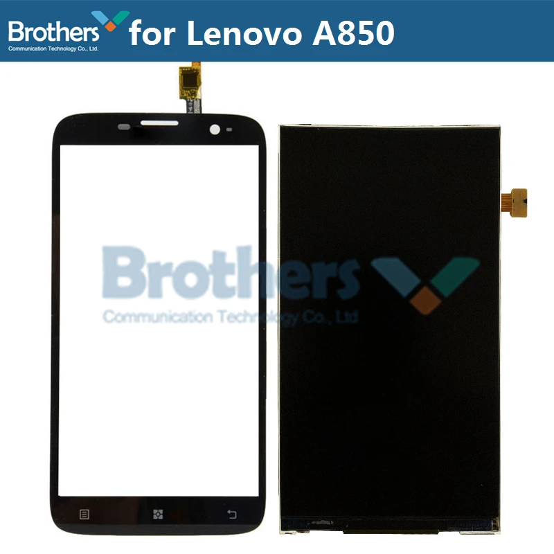 1 комплект для lenovo A850 ЖК-дисплей+ сенсорный экран Dcreen дигитайзер для lenovo A850 ЖК-экран телефон Замена Тест рабочий Топ
