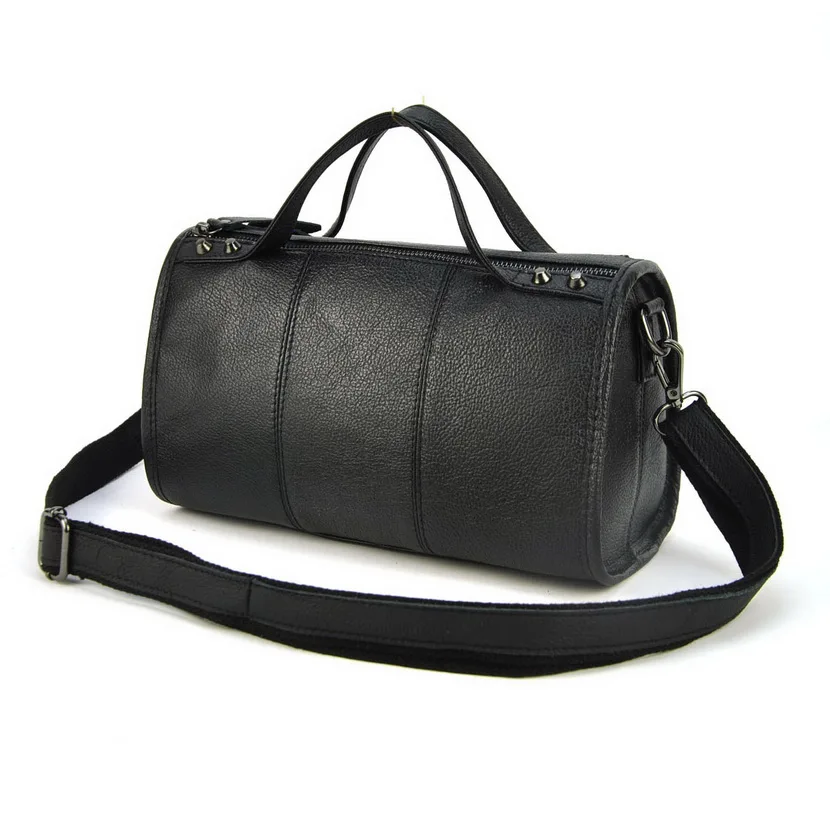 small leather gym bag