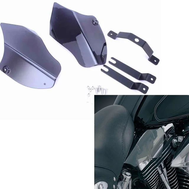 FOR HARLEY ACCESSORIES MOTORCYCLE HEAT DEFLECTORS FOR HARLEY DAVIDSON SOFTAIL 2000 2017 MODELS