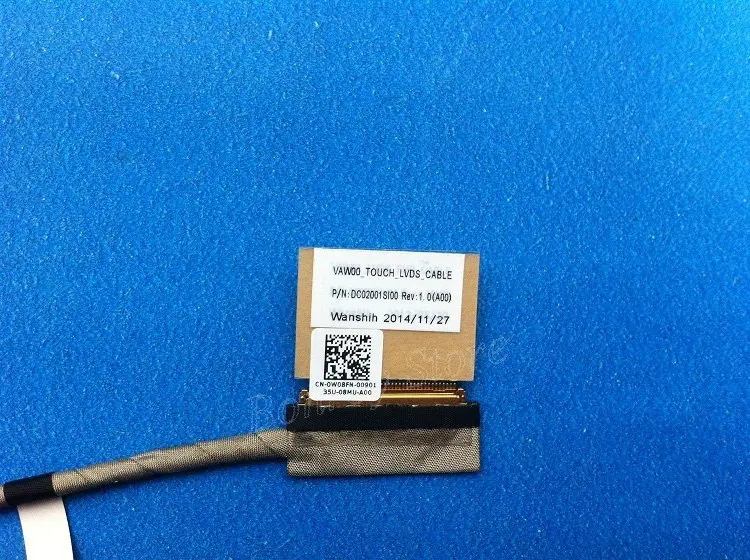 (5 шт./лот) для Dell Inspiron 5521 V2521D 15R 3521 3537 Новый ЖК кабель P/n: DC02001SI00|lcd cable|for cabledc cable |