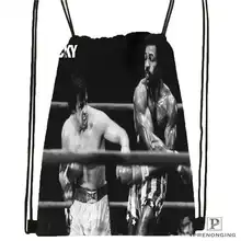 Изготовленная на заказ скалистая походная сумка на шнурке милый рюкзак для детей(черная спинка) 31x40 см#20180611-02-91