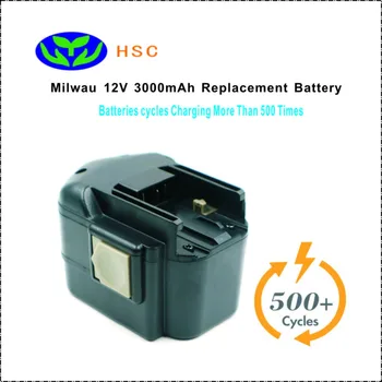 

MIL12A 3000mAh 12V NiMh Battery Replacement Milwau 48-11-1900,48-11-1950,48-11-1960,48-11-1967,48-11-1970 Original Battery