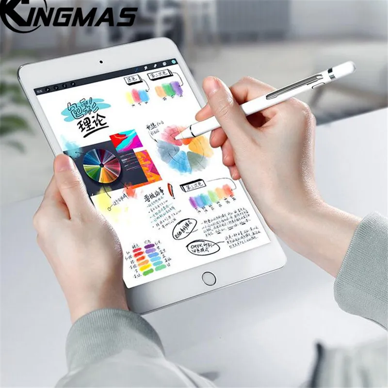 

for apple Pencil, KINGMAS new stylus capacitance touch Pencil for apple ipad pro 2 3 4 For iPhone XS MAX with retail Packaging