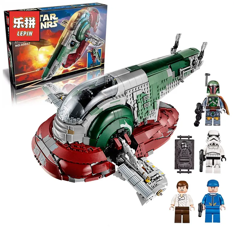 

LEPIN 05037 StarWars Slave UCS I Slave NO.1 Model Building Set Block Bricks Children Toys compatible with Lego 75060 DIY Gifts