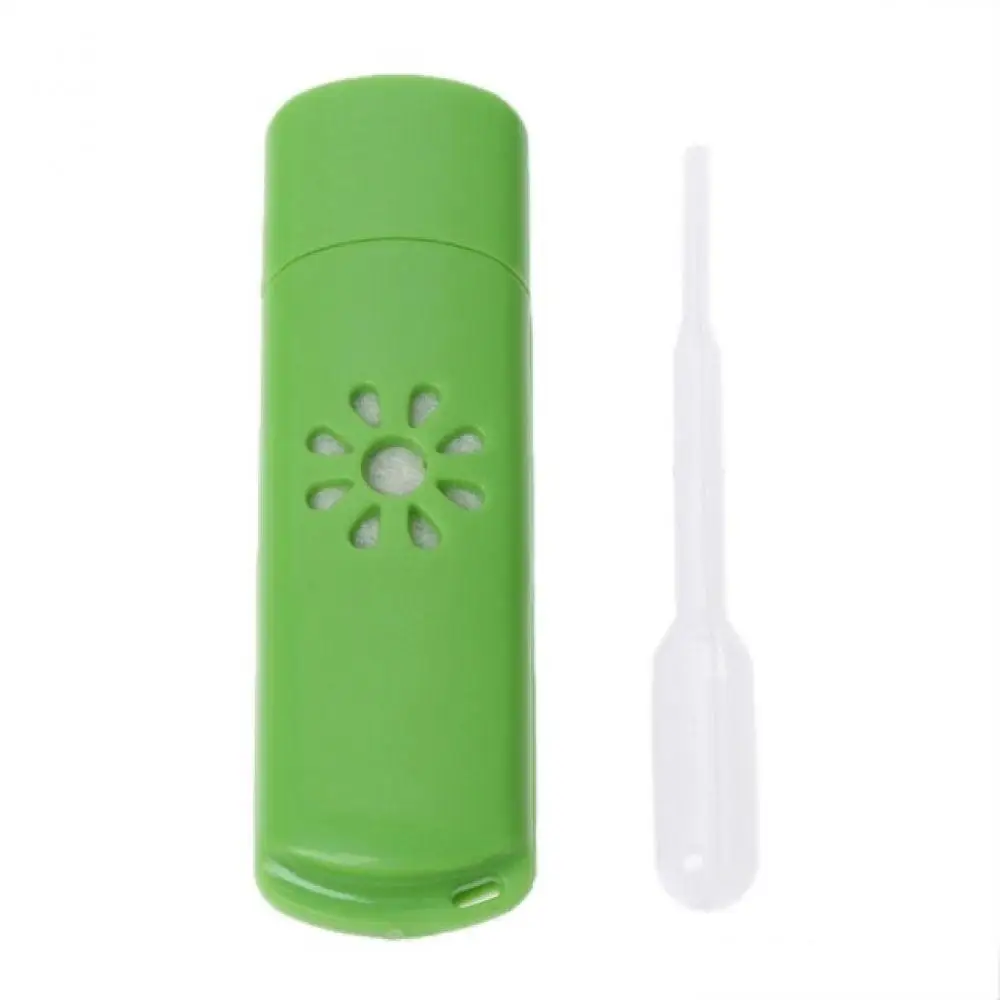 

Ultrasonic Air Humidifier Laptop PC Aroma Essential Oil Diffuser Mini USB Humidifier Mist Fogger Maker Home Portable White