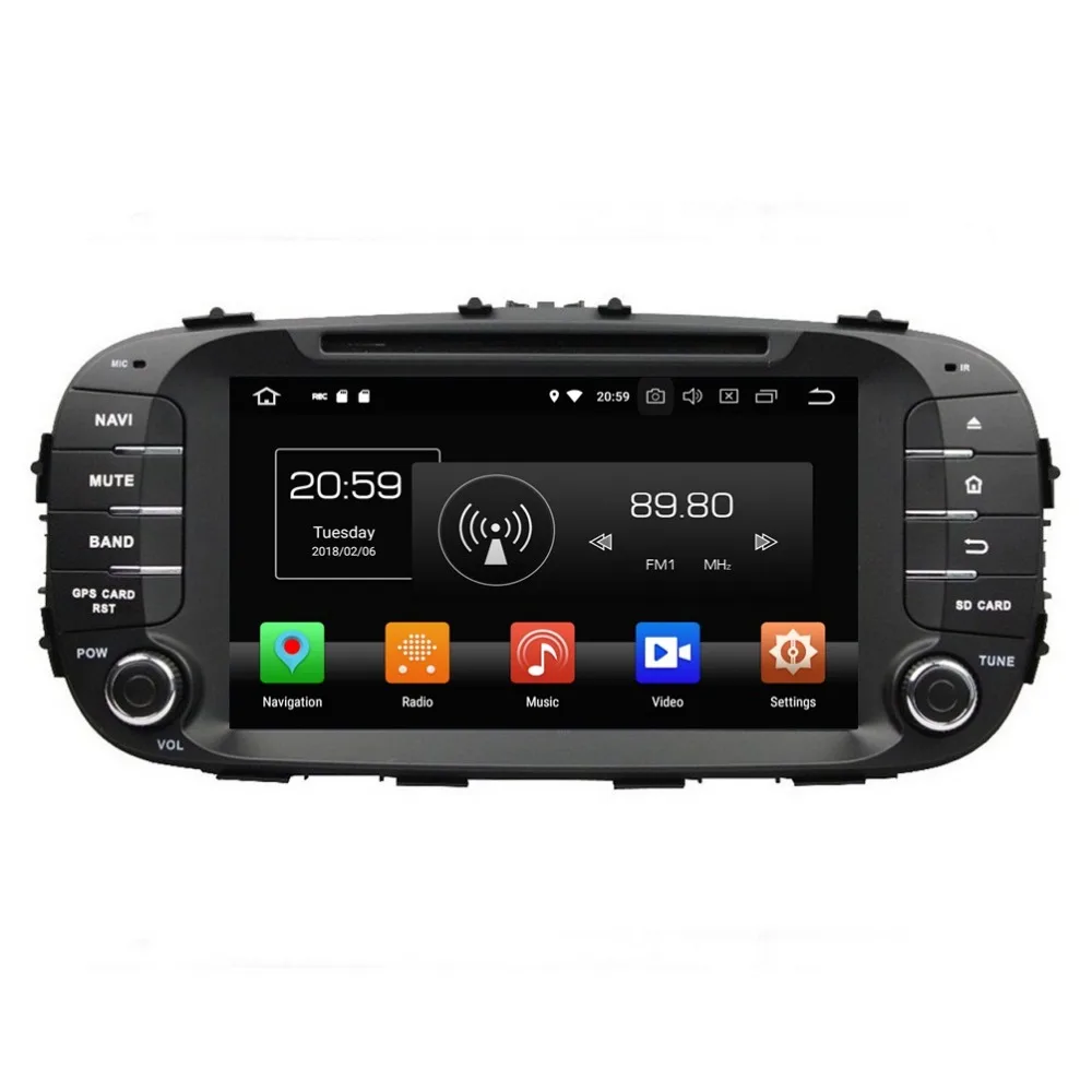 For Kia Soul 2014 2015 2016 2017 4GB RAM 8 Android 8 0 Car Radio DVD