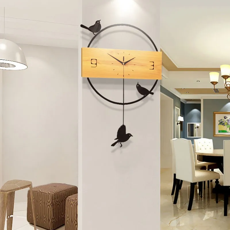 

New clock clocks horloge watch Acrylic mirror Wall Stickers real Quartz Living Room Modern design 3D DIY Bell large