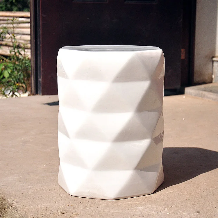 White Jingdezhen Large Garden porcelain drum stool ceramic stool for dressing table chinese white stool for dressing table (2).jpg