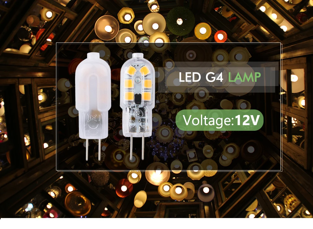 5 шт./лот G4 светодио дный 12 В светильник AC DC 12 В 2 Вт SMD 2835 прожектор G4 светодио дный лампочки 360 Угол луча Заменить Для Хрустальная люстра