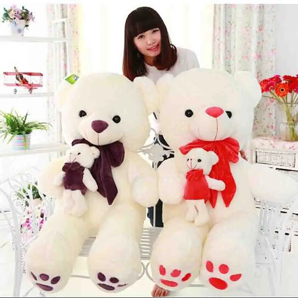 

Hot Sale 55 cm mommy baby bear stuffed animal teddy bear plush toys Mother bear Valentine's day gifts