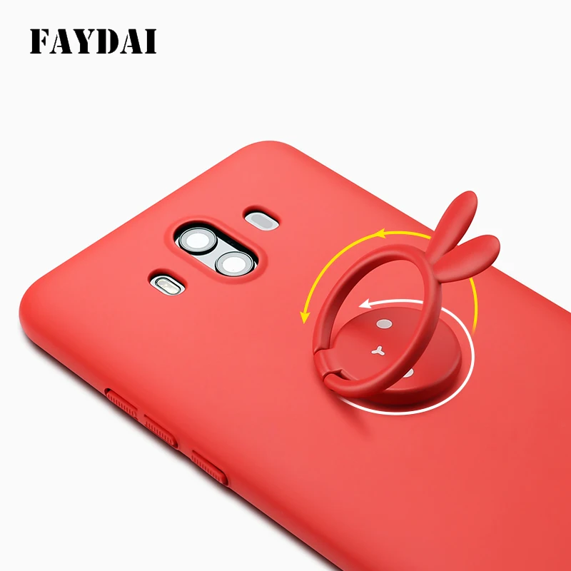 FAYDAI милый чехол для huawei mate 10 модный жесткий пластиковый чехол s ультра тонкая Матовая силиконовая крышка для huawei mate 10 Pro Чехол Coque