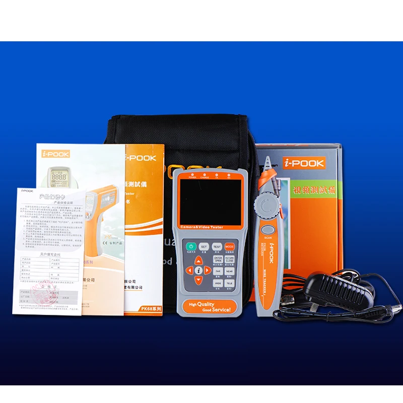 

Handheld 3.5" LCD CVBS Wire Receiver Tracking CCTV Tester Monitor UTP Cable Test CCTV Camera Video Audio Testing