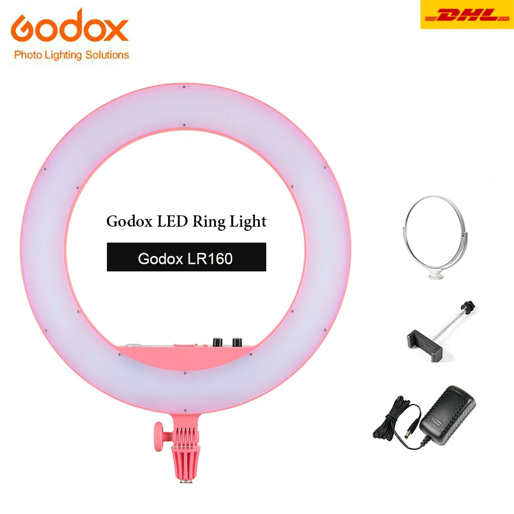 

Godox LR160 Led Light Ring 3300K-8000k Photographic Lighting Photo Studio Selfie Light Stick Ring Fill Lightting Makeup Camera