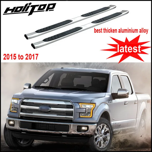Hot Running Board Roll Bar Side Step Foot For Ford F 150 F150 Hot Running Board Roll Bar Side Step Foot For Ford F 150 F150 2017 Top Quality Free Shipping To Asia Promotion Price